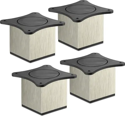 Produktbild von 4er Set Möbelfüße QUEBEC II II 70 mm Edelstahloptik