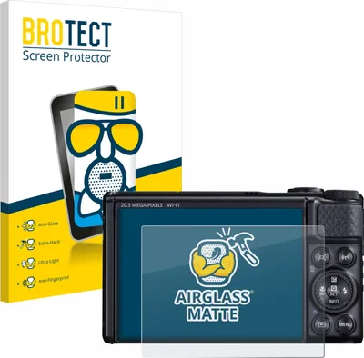 Produktbild von BROTECT Entspiegelungs Schutzglas für Canon PowerShot SX740 HS / Lite Schutzfolie Panzer Folie Glas Display Schutz matt