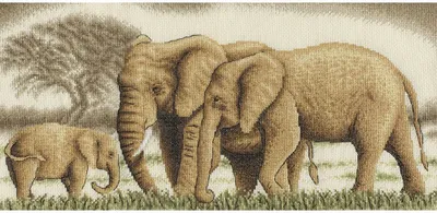 Produktbild von Panna Kreuzstichset "Tolle Familie" 41x20cm, Zählmuster