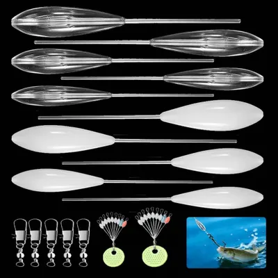 Produktbild von Sbirolino Set 18 Stücke, schwimmend und sinkend, 6 g bis 20 g, zum Angeln