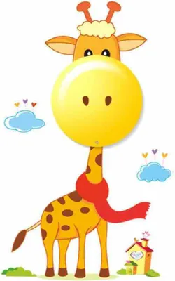 Produktbild von Kinder Giraffe Lampe 0.6W Led Kinderzimmer Kinderleuchte