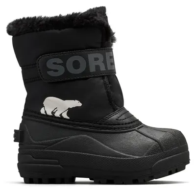 Productafbeelding van Sorel KIDS SNOW COMMANDER sneeuwlaarzen voor baby's, uni, zwart (zwart x antraciet)