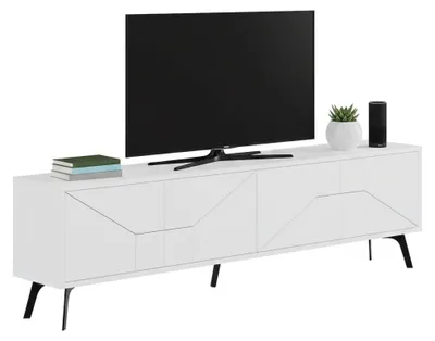 Immagine prodotto di Olgadikiev - Mobile Porta tv, 180x30x50h cm Bianco, un Ripiano