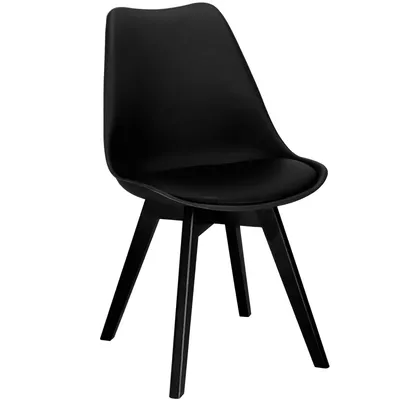 Image de Springos® Chaise de cuisine Chaise de salle à manger avec pieds en bois design rétro