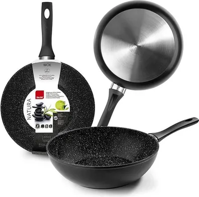 Produktbild von Ibili Natura 30 Cm Wok Silber Silber One Size