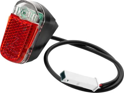 Produktbild von Ninebot, Leistungsstarkes LED-Rücklicht für Ninebot G30, Schwarz / Rot