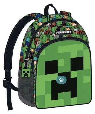 Produktbild von Minecraft Face Schultasche, Tasche 40 cm