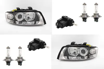 Obrázok produktu pre Johns, svetlomety vhodné pre Audi A4 8E 00-04 + H7 H7 set ?avý pravý so servomotorom