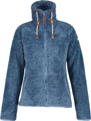 Produktbild von Icepeak Colony Teddy Fleecejacke Damen Langhaarfleecejacke, Farbe:Blau, Größe:XXL