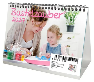 Produktbild von DIY - DIN A5 - Bastelzauber Tischkalender für 2027