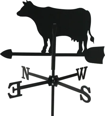 Produktbild von SvenskaV Wetterfahne Kuh klein in schwarz