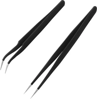 Produktbild von Famanu Wimpernzangen Set - 2 Stück für Wimpernverlängerungen und Präzisionsarbeiten