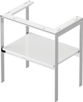 Produktbild von DURAVIT WT454008585 Metallkonsole bodenst. White Tulip