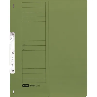 Produktbild von ELBA Einhakhefter 100551893 DIN A4 Vorderd. halb kfm. Heftung grün