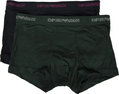 Produktbild von 2er Pack Boxer Unterhosen Herren Bipack Unterwäsche EMPORIO ARMANI Artikel 111210 4A717, L, Cotone 95%,Elasthan 5%
