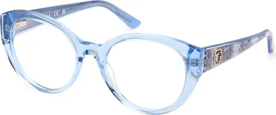 Obrázok produktu pre Guess GU50127 084 lesklá svetlomodrá 53/19/140 Dámske okuliare