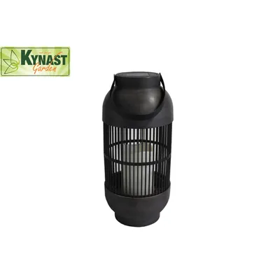 Image de Kynast Garden Lanterne solaire Henkell brune avec bougie LED hauteur 44cm