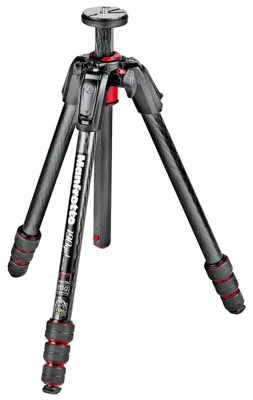 Image de Manfrotto MT190GOC4 Trépied pour appareil photo/film numérique 3 jambe(s) Noir, rouge