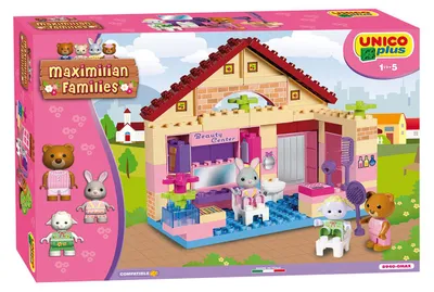 Produktbild von Unico Plus stavebnice Maximilian Families Salon krásy kompatibilní 80 dílů
