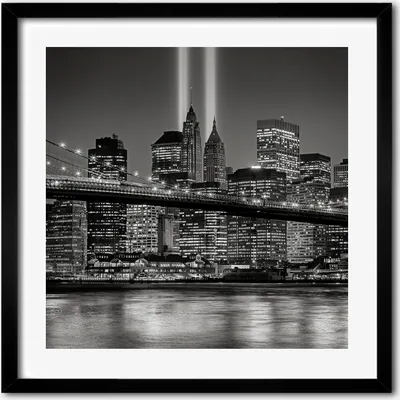 Produktbild von Bild - 50 cm x 50 cm - MDF - Rahmen, Wandkunst - Manhattan New York