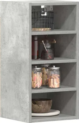 Produktbild von Hochwertig Hängeschrank Betongrau 30x29,5x60 cm Holzwerkstoff 854169