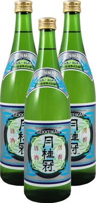 Produktbild von [ 3x 720ml ] GEKKEIKAN Sake 14,5% vol / JUNMAI-SHU / Alkoholisches Reis Getränk