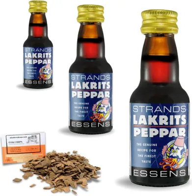 Produktbild von 3 x Lakrits Peppar Essenz 25ml Wodka-Essenz – Wodka-Aroma, Aromaessenz, Wodka-Extrakt