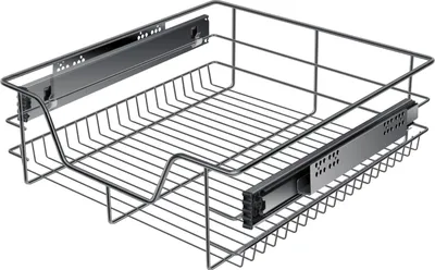 Produktbild von KESSER® Teleskopschublade Edelstahl verchromt Schubladeneinsatz für Küchenschrank