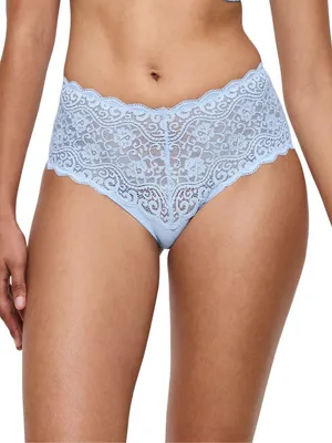 Productafbeelding van Triumph Amourette, Ondergoed, Stringbroek met hoge taille, Volwassenen, Dames, Blauw, Hoge taille