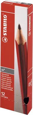 Produktbild von Buntstift für fast alle Oberflächen - STABILO All - 12er Pack - weiß