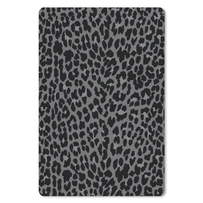 Produktbild von MuchoWow® Mauspad Mousepad Leopardenmuster - Design - Grau 18x27 cm - Mousepads - Maus Mat - Pad - Mausunterlage