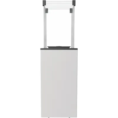 Zdjęcie produktu dla Ogrzewacz gazowy Patio panel szklany biały sterowanie manualne 8,2 kW