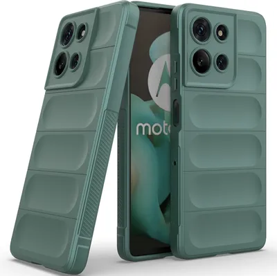 Produktbild von Handyhülle für Motorola Moto G75 Weich TPU Silikon Stossfest Anti-rutsch Hülle Grün
