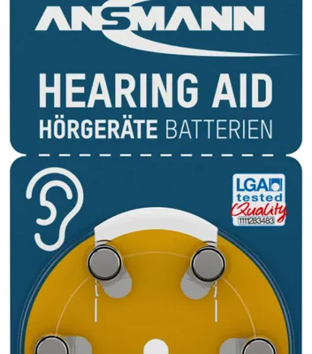 Produktbild von 1x6 Ansmann Zinc-Air 10 (PR70) Hörgeräte Batterien