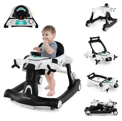 Produktbild von FANTASK 6 in 1 Lauflernhilfe, Babywalker höhenverstellbar mit abnehmbarer Spielu