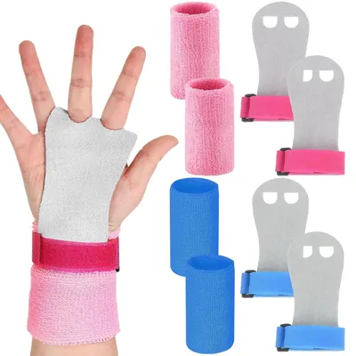Immagine prodotto di Solidchoice - 2 set di protezioni antiscivolo per bambini, ideali per ginnastica e allenamento