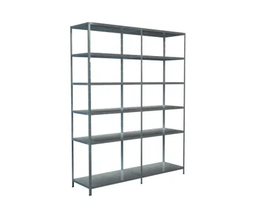 Produktbild von Steck-Grund-/ u 1 Anbauregal, 12 Böden, 2300x1800x500, verz.