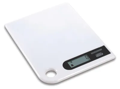 Image de Balance de Cuisine Électronique Blanche 5 kg Fackelmann