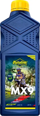 Obrázek produktu pro Motorový olej Putoline MX9 2T 1 litrová láhev / API TC, JASO FD, ISO-L-EGD plně syntetický