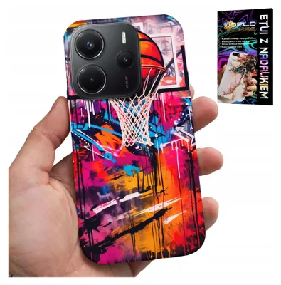 Zdjęcie produktu dla Etui Do Xiaomi Note 14 4G - Koszykówka Nba Uliczne Graffiti Kosz Fan