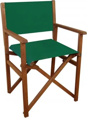 Produktbild von Regiestuhl Klappstuhl Gartenstuhl Buche für Garten-Party V-10-100grün