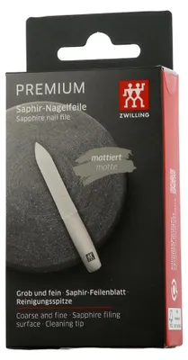 Produktbild von Zwilling Premium Saphir-Nagel- feile 90 mm