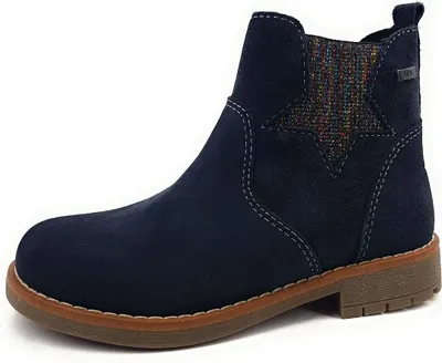 Produktbild von Lurchi Fenja Tex Kinderschuhe Mädchen Stiefel Reißverschluss Stiefel Blau Freizeit, Schuhgröße:31 EU