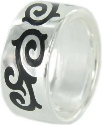 Produktbild von Heartbreaker by Drachenfels Damen Ring marrak. schwarz LD MA 12 Gr.58
