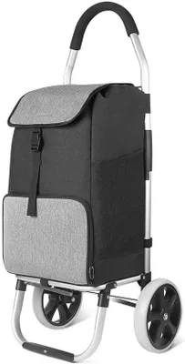 Immagine prodotto di Carrello della spesa leggero, grande, nero, 1 pezzo