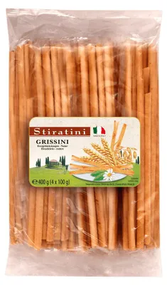 Produktbild von Stiratini Grissini Brotgebäckstangen 400g