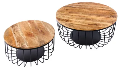 Immagine prodotto di Tavolino da salotto 70 cm in legno, design moderno per il soggiorno. ACQUISTA ORA
