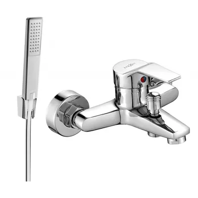 Obrázok produktu pre Mexen Caro R72 vaňová batéria so sprchovacím setom, chrómová - 74663R72-00