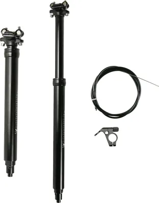 Image de Tige pendulaire pour vélo de montagne 31.6mm Aluminium Verrouillage hydraulique 100-170mm Travel Bicycle Tige pendulaire télécommandée pour vélo de montagne / route