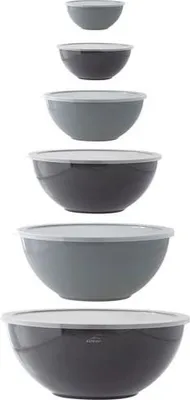 Image de Lot de 6 saladiers avec couvercles - Lacor